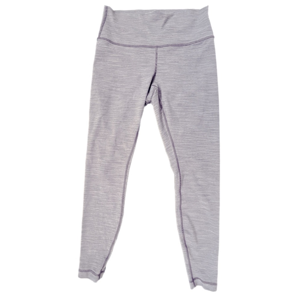 lululemon athletica Heathered Light Purple High-Rise Leggings